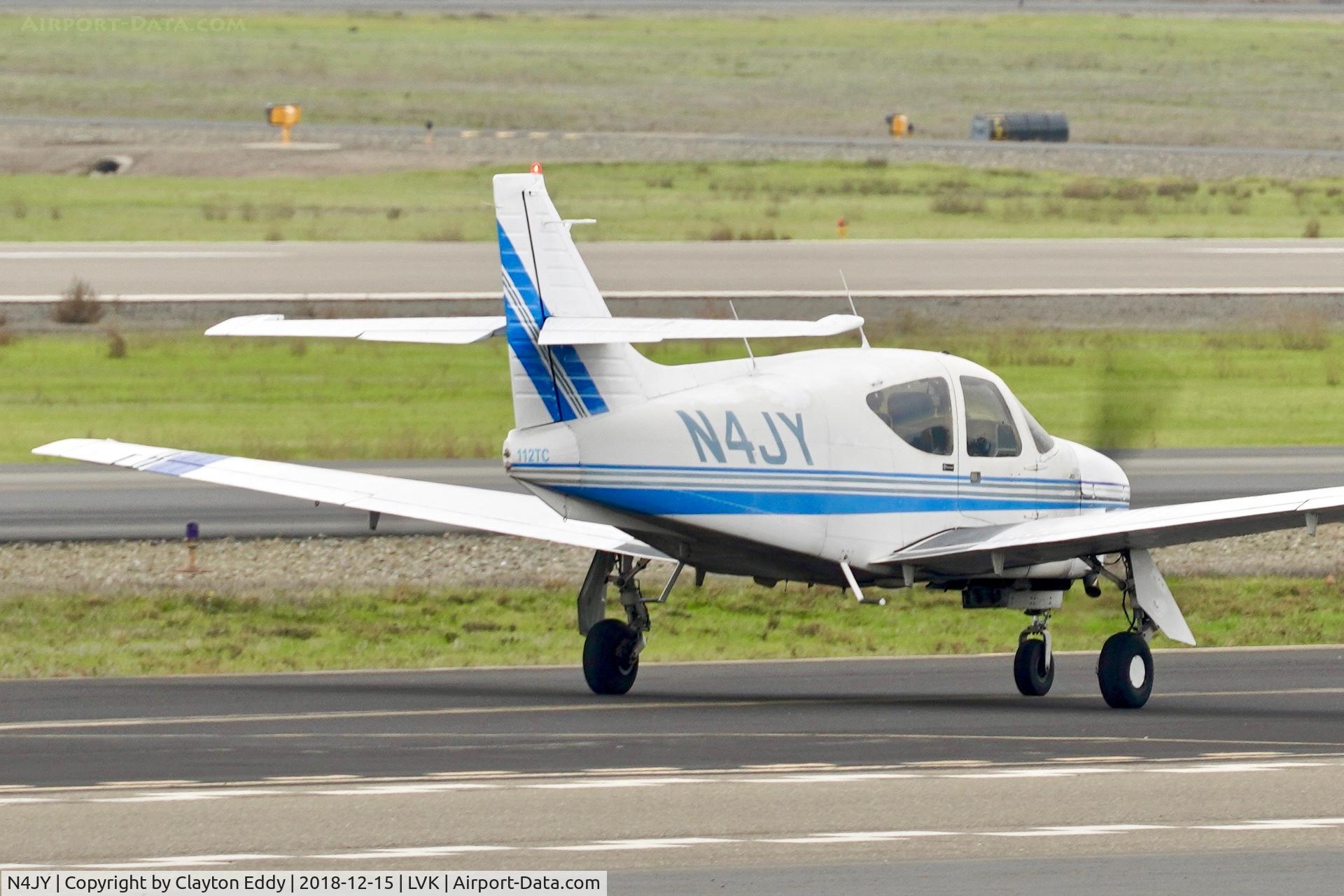 N4JY, 1976 Rockwell International 112TC Commander C/N 13080, Livermore Airport California 2018.