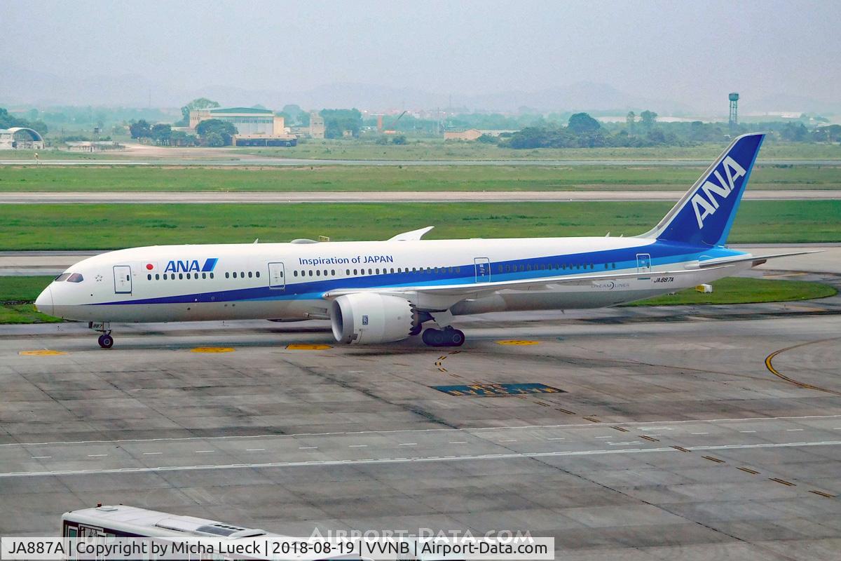 JA887A, 2016 Boeing 787-9 Dreamliner Dreamliner C/N 43874, At Hanoi