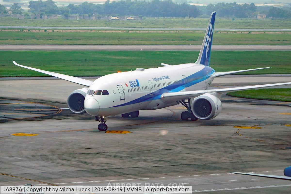 JA887A, 2016 Boeing 787-9 Dreamliner Dreamliner C/N 43874, At Hanoi