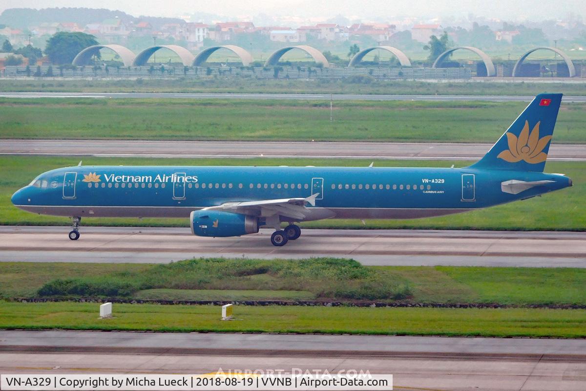 VN-A329, 2011 Airbus A321-211 C/N 4863, At Hanoi