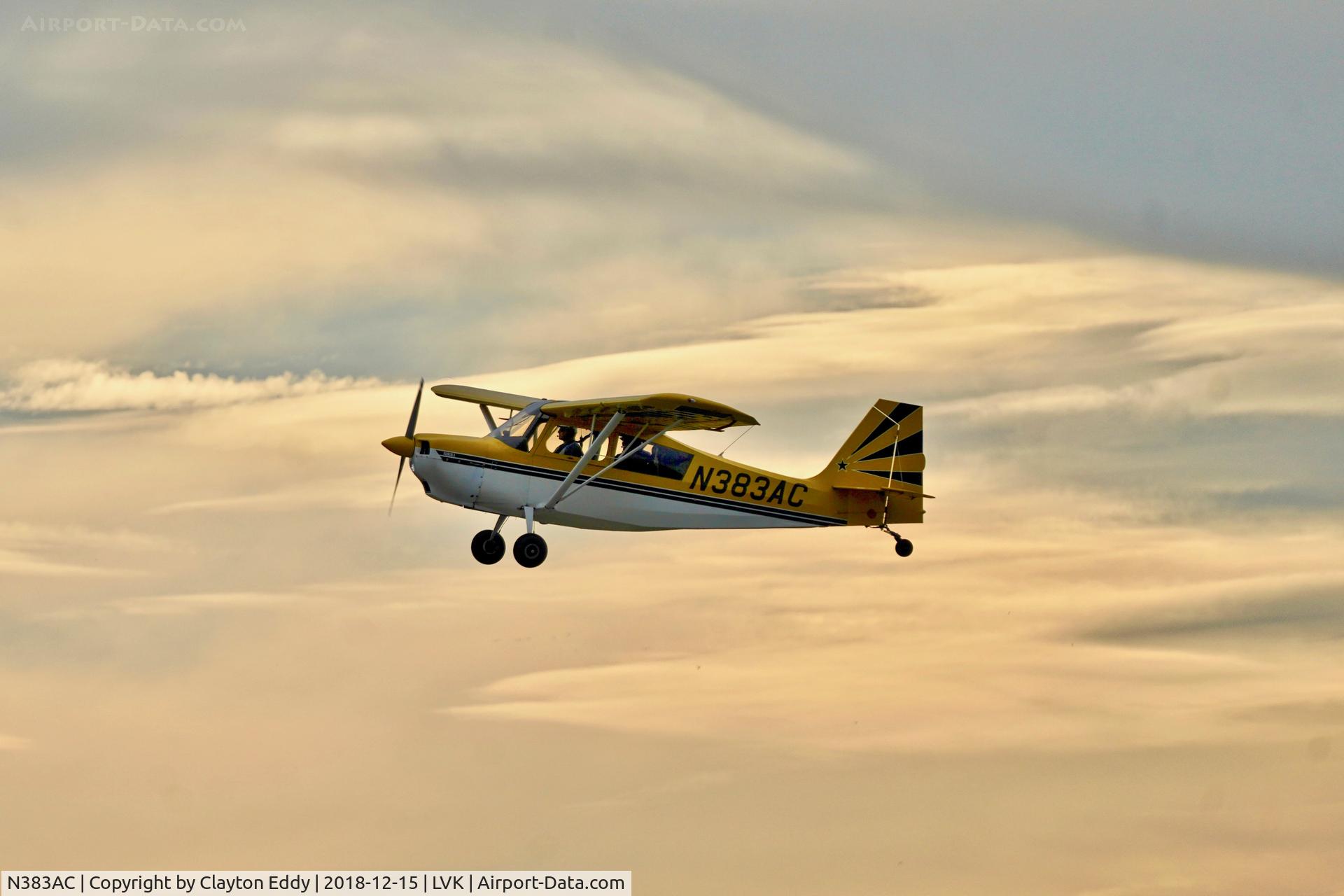 N383AC, 2001 American Champion 7ECA Citabria C/N 1383-2001, Livermore Airport California 2018.