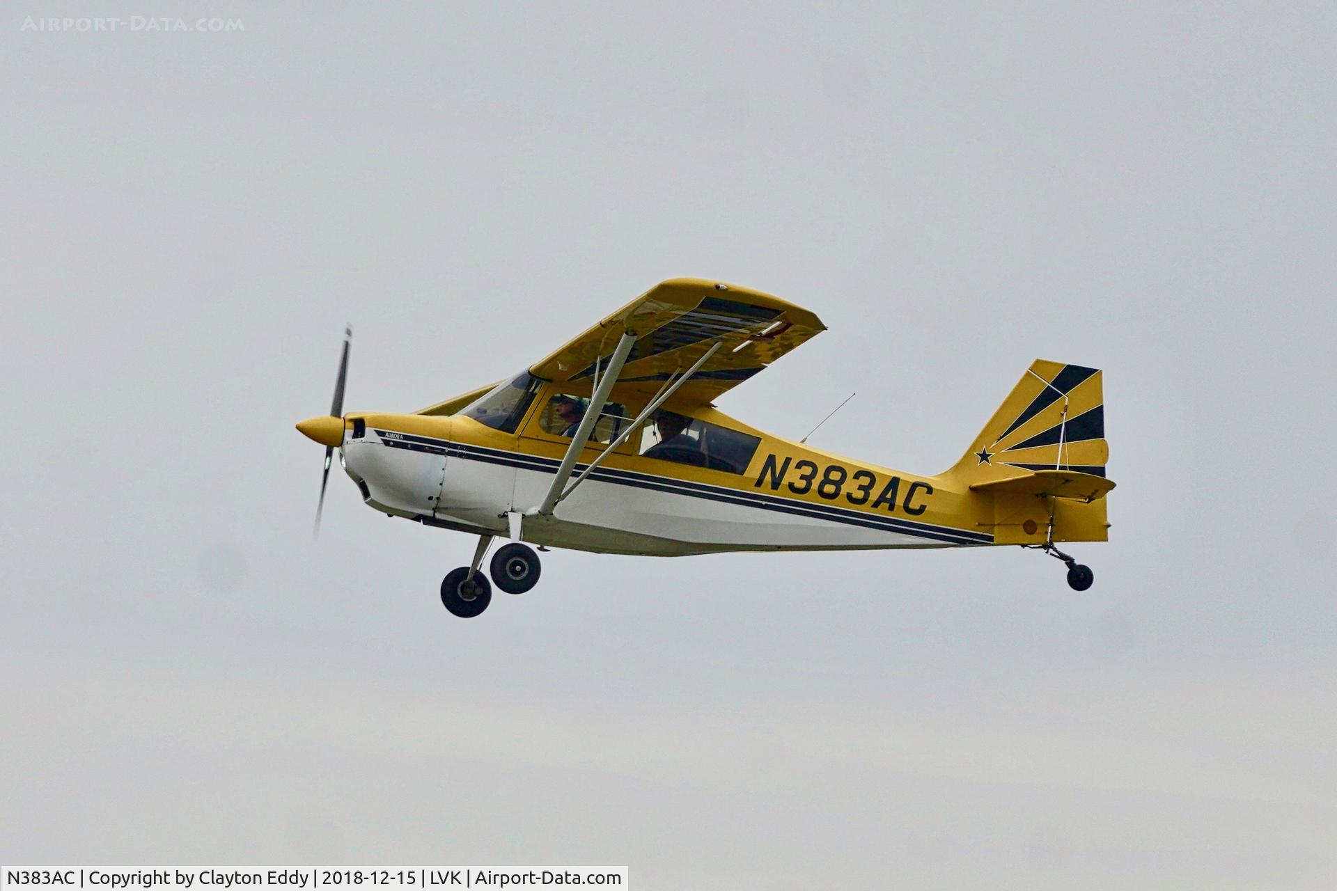 N383AC, 2001 American Champion 7ECA Citabria C/N 1383-2001, Livermore Airport California 2018.