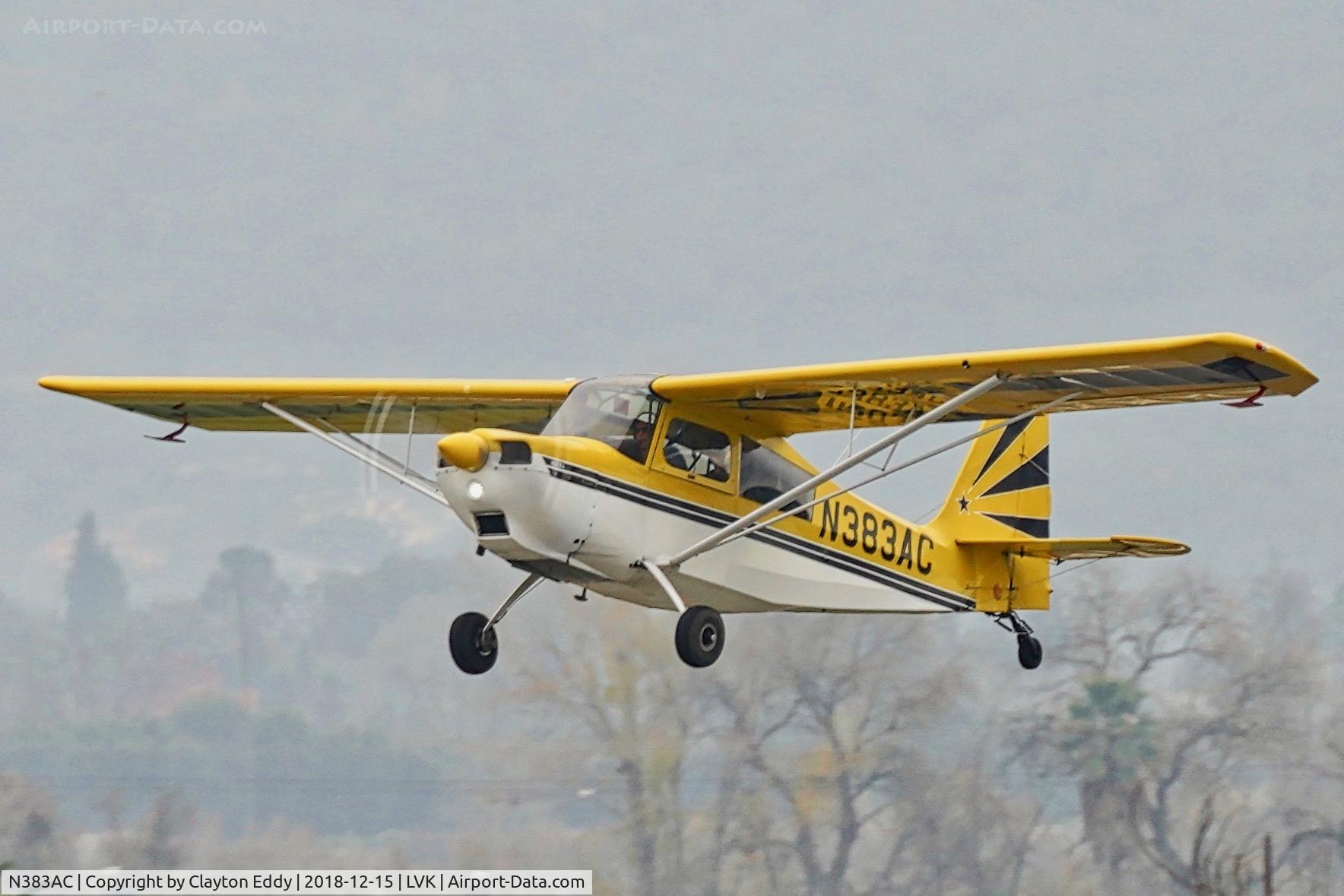 N383AC, 2001 American Champion 7ECA Citabria C/N 1383-2001, Livermore Airport California 2018.