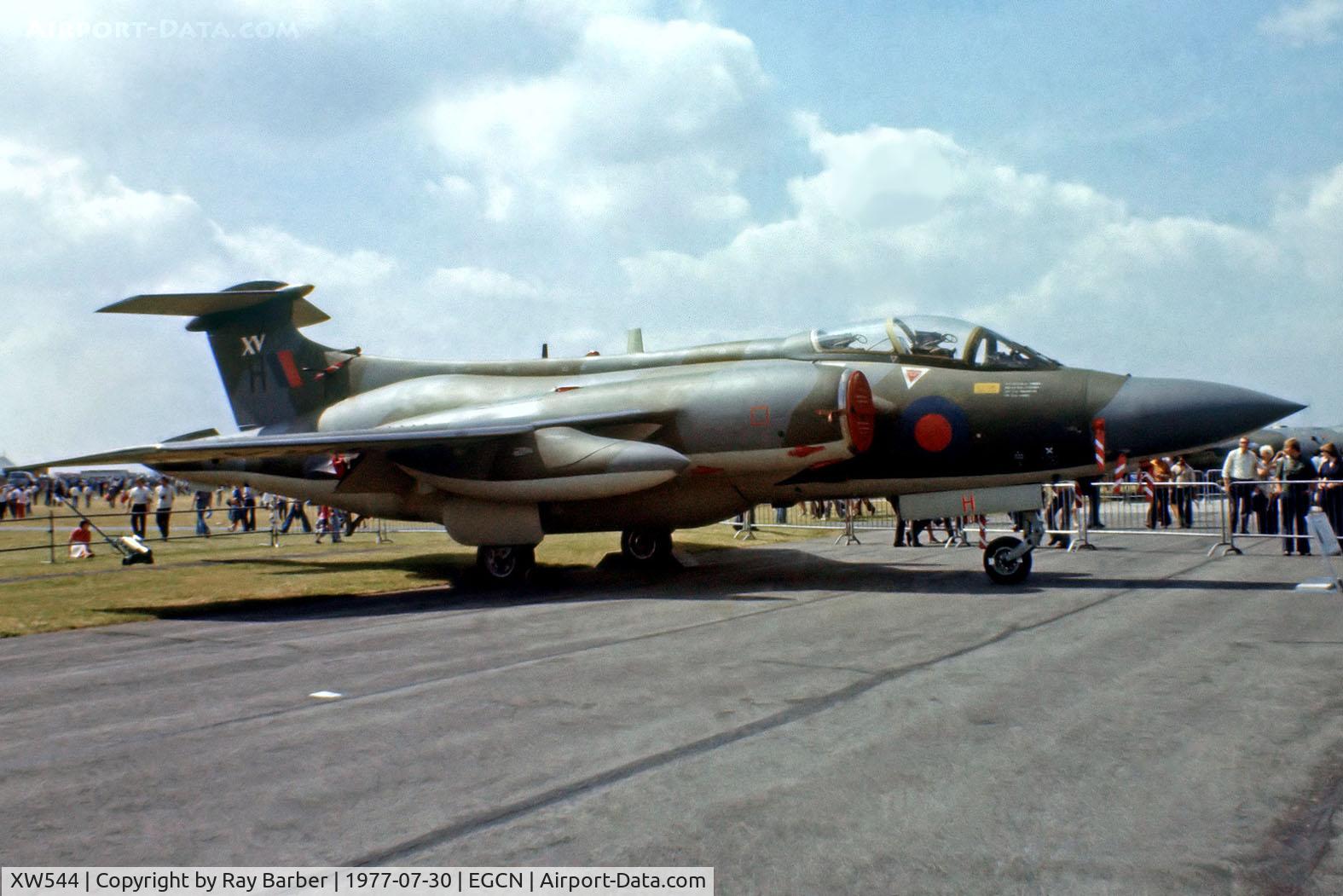 XW544, 1972 Hawker Siddeley Buccaneer S.2B C/N B3-05-71, XW544   Blackburn Buccaneer S.2B [B3-05-71] (Royal Air Force) RAF Finningley~G 30/07/1977