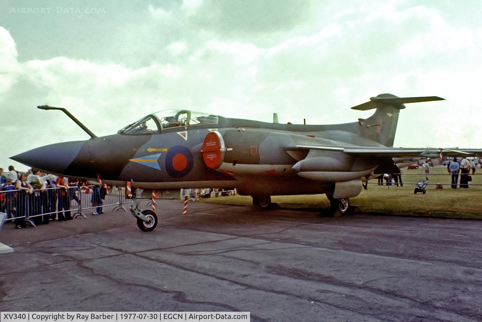 XV340, 1967 Hawker Siddeley Buccaneer S.2B C/N B3-18-66, XV340   Blackburn S.2B Buccaneer [B3-18-66] (Royal Air Force) RAF Finningley~G 30/07/1977