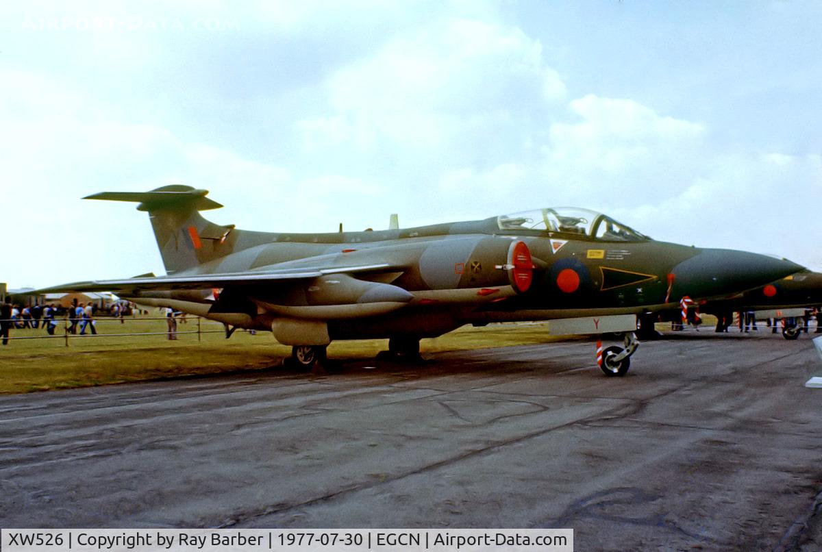 XW526, 1970 Hawker Siddeley Buccaneer S.2B C/N B3-02-69, XW526   Blackburn Buccaneer S.2B [B3-02-69] (Royal Air Force) RAF Finningley~G 30/07/1977