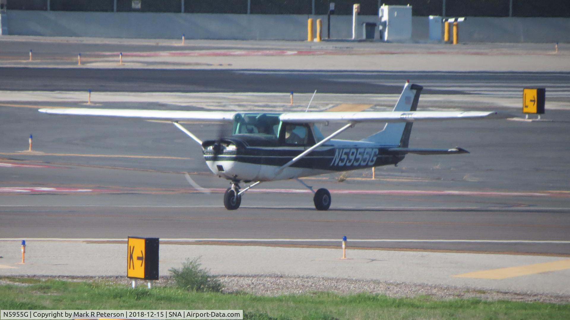 N5955G, 1969 Cessna 150K C/N 15071455, Taking the Left active on December 15th.  This flight ended up on Dana Point beach.       https://ktla.com/2018/12/15/small-plane-down-on-doheny-state-beach-no-injuries-reported/