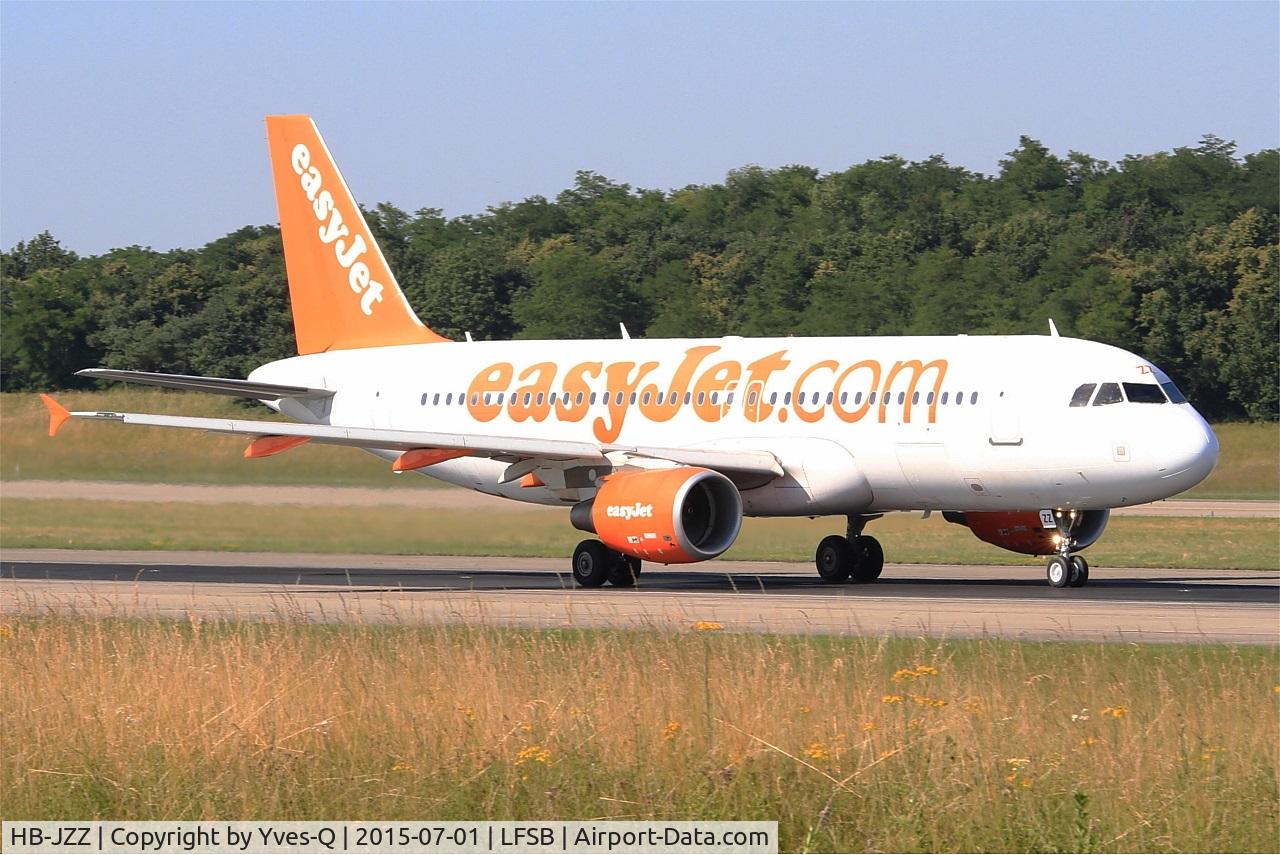 HB-JZZ, 2010 Airbus A320-214 C/N 4233, Airbus A320-214, Take off run rwy 15, Bâle-Mulhouse-Fribourg airport (LFSB-BSL)