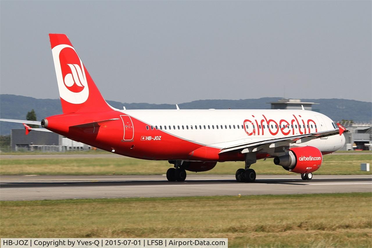 HB-JOZ, 2011 Airbus A320-214 C/N 4631, Airbus A320-214, Take off run rwy 15, Bâle-Mulhouse-Fribourg airport (LFSB-BSL)