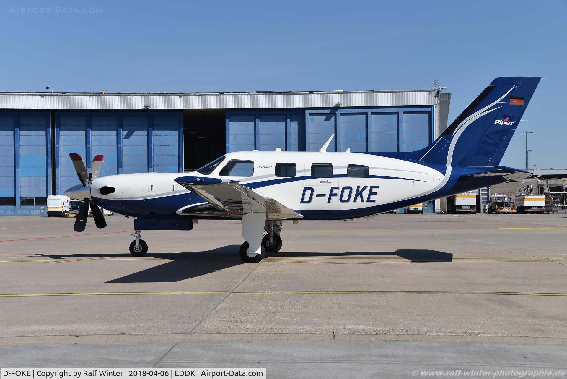 D-FOKE, 2011 Piper PA-46-500TP Meridian C/N 4697470, Piper Aircraft PA-46-500TP Malibu - Private - 4697470 - D-FOKE - 06.04.2018 - CGN