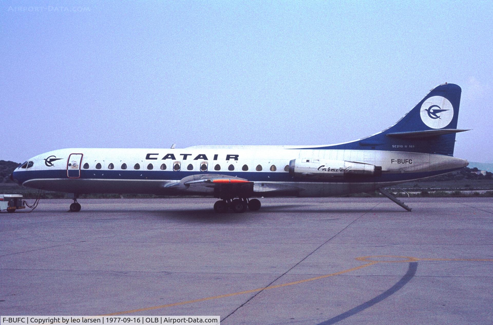 F-BUFC, 1963 Sud Aviation SE-210 Caravelle VI-R C/N 161, Olbia 16.8.1977