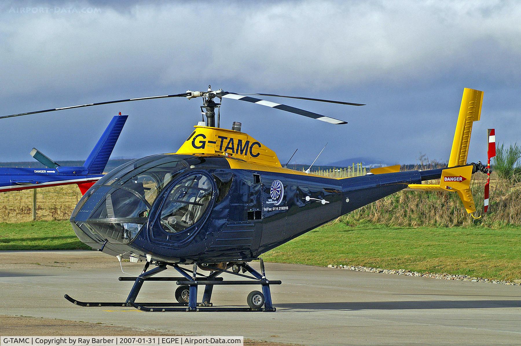 G-TAMC, 2005 Schweizer 269D C/N 0054A, G-TAMC   Schweizer S.333 [0054A] (Total Air Management Services) Inverness (Dalcross)~G 31/01/2007.