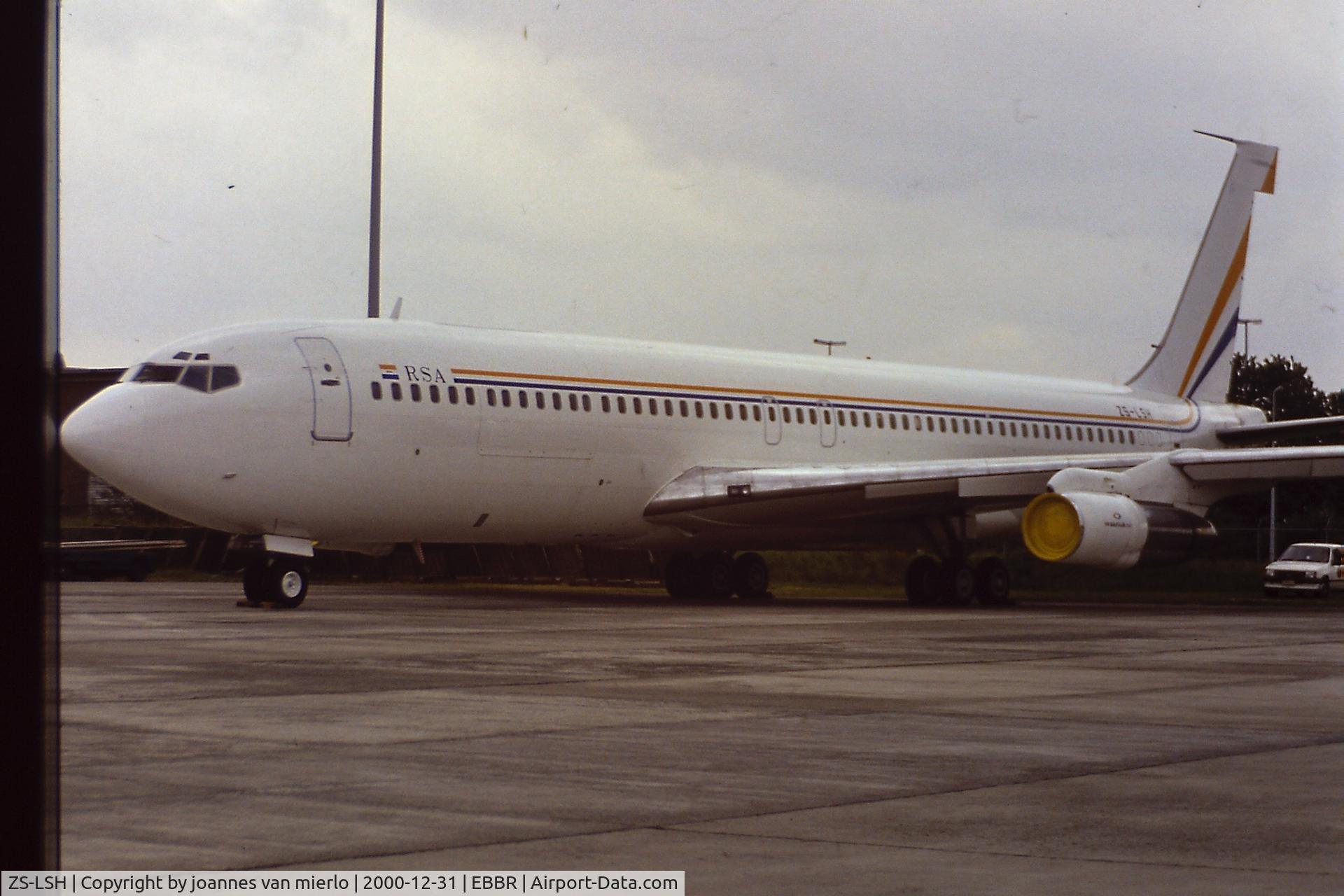 ZS-LSH, 1968 Boeing 707-323C C/N 19577, Brussels '90s