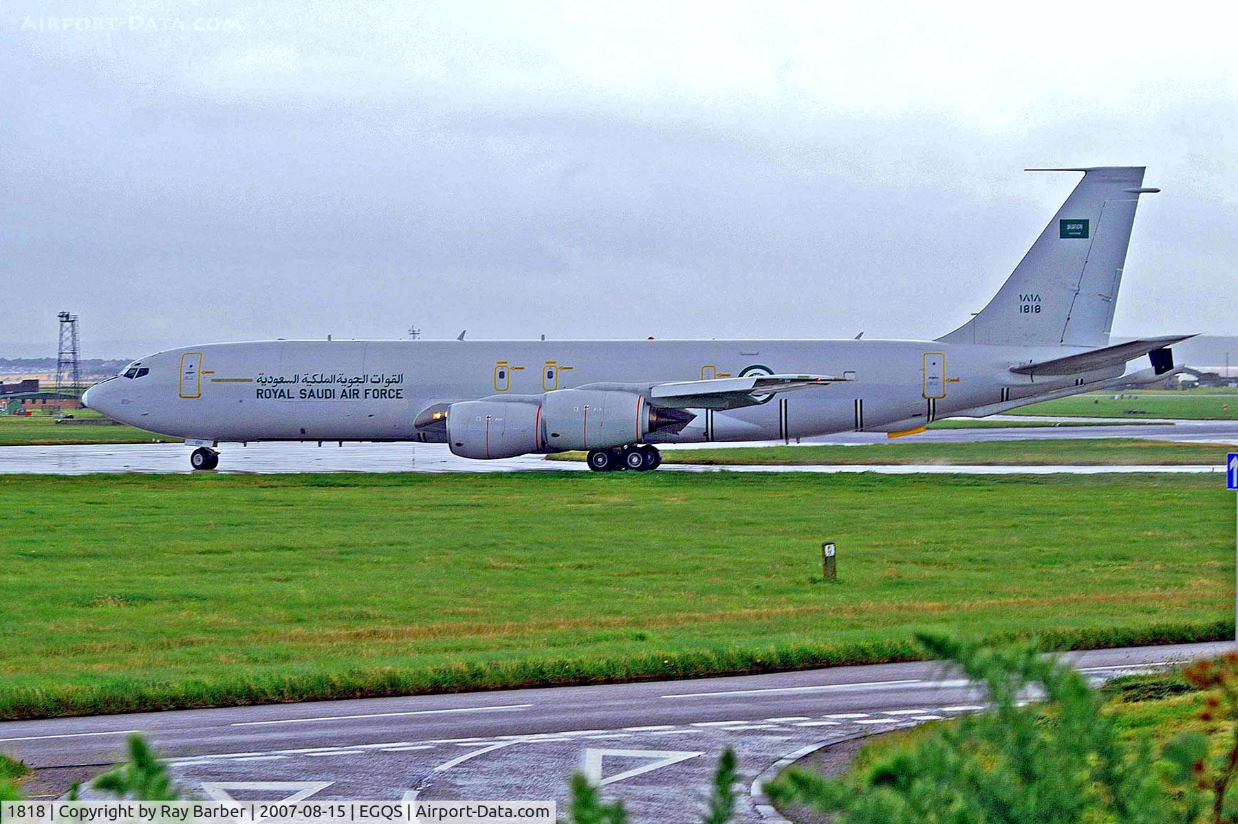 1818, 1987 Boeing KE-3A C/N 23429, 1818   Boeing KE-3A [23429] (Royal Saudi Air Force) RAF Lossiemouth~G 15/08/2007