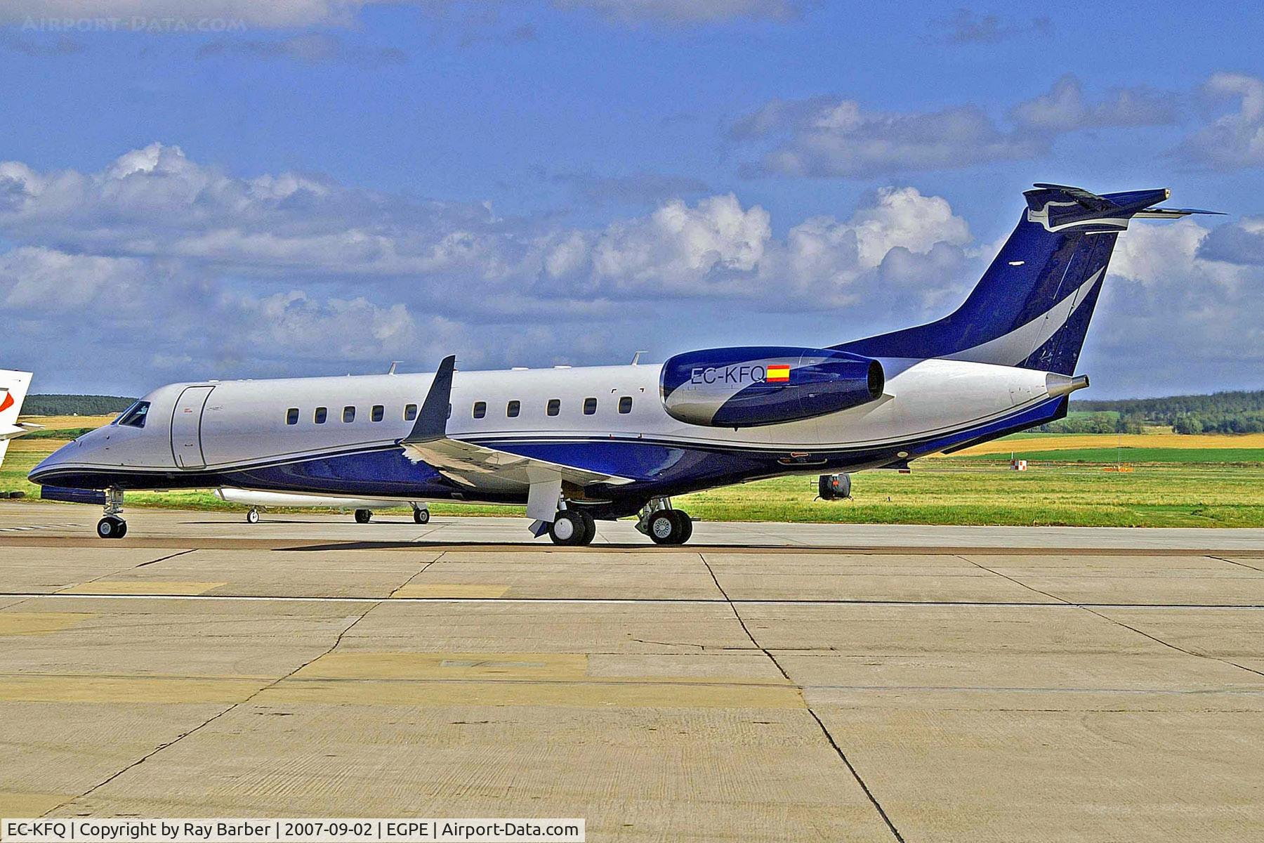 EC-KFQ, 2007 Embraer EMB-135BJ Legacy C/N 14500995, EC-KFQ   Embraer ERJ-135BJ Legacy 600 [14500995] (Flylink Express) Inverness (Dalcross)~G 02/09/2007