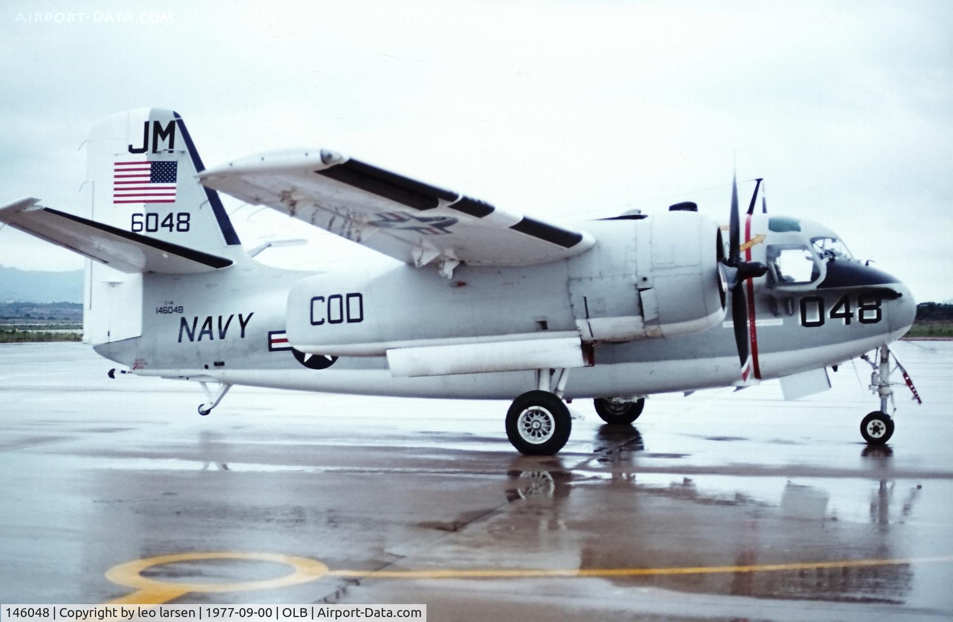 146048, Grumman C-1A Trader C/N G-96-78, Olbia 9.1977