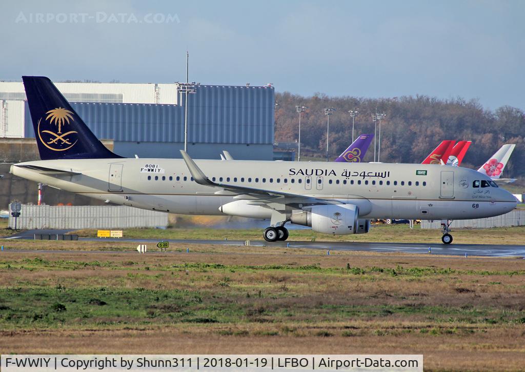 F-WWIY, 2017 Airbus A320-214 C/N 8081, C/n 8081 - To be HZ-AS68