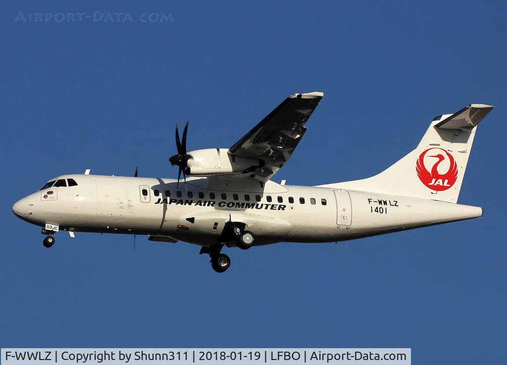 F-WWLZ, 2017 ATR 42-600 C/N 1401, C/n 1401 - To be JA03JC