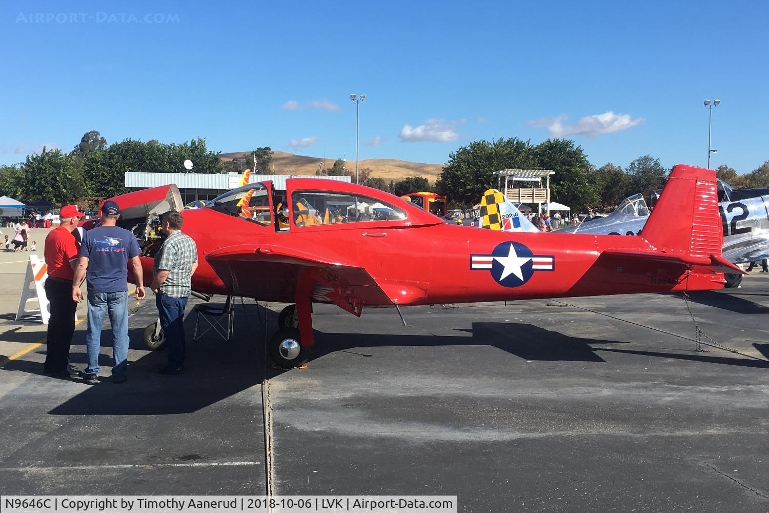N9646C, 1953 North American Navion (NA-145) C/N NAV-4-1063, 2018 Livermore Airport Open House, 1953 North American Navion (NA-145), c/n: NAV-4-1063