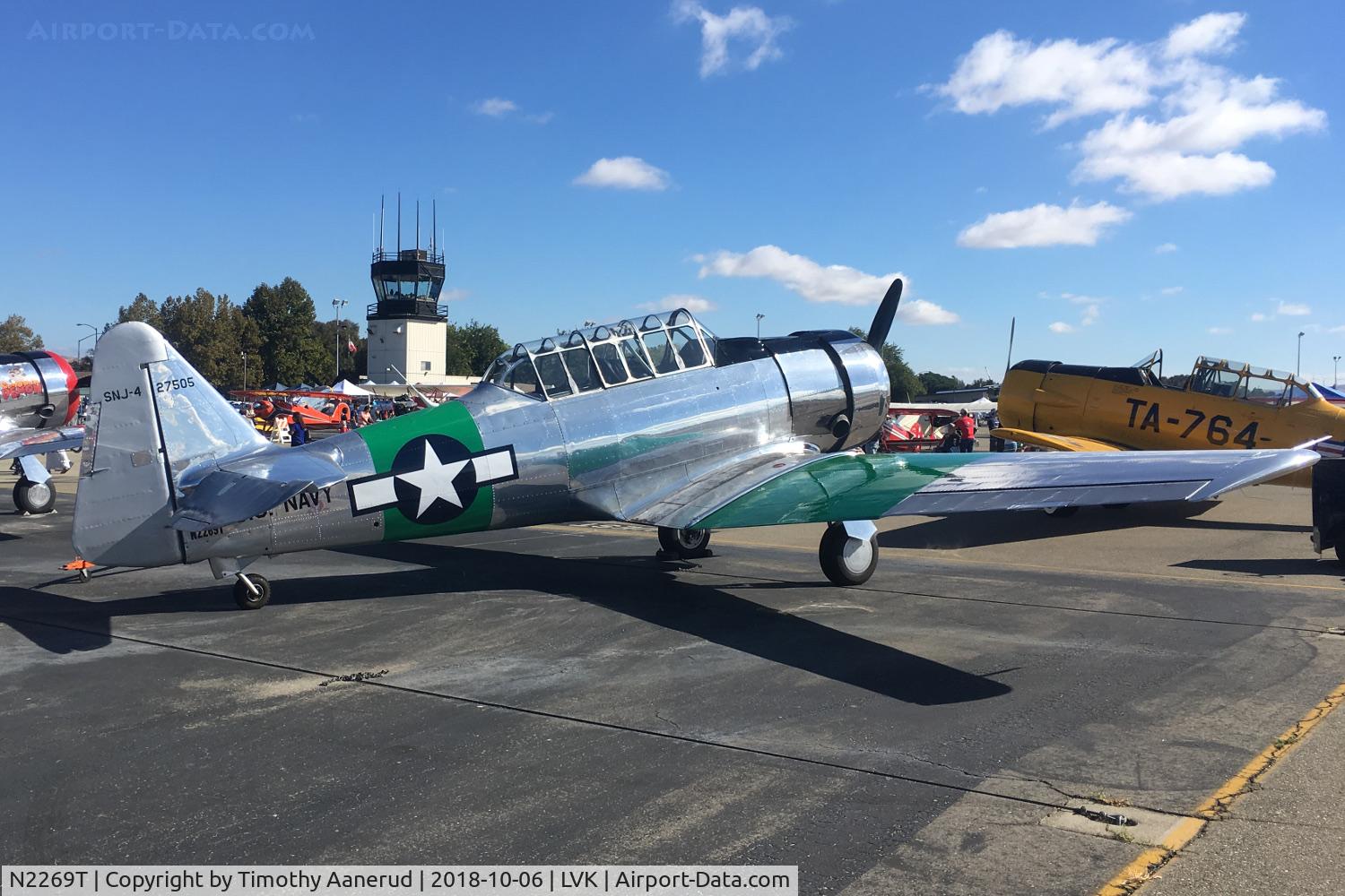 N2269T, 1943 North American Medore SNJ-4 C/N 88-12841, 2018 Livermore Airport Open House, 1943 North American-medore SNJ-4, c/n: 88-12841