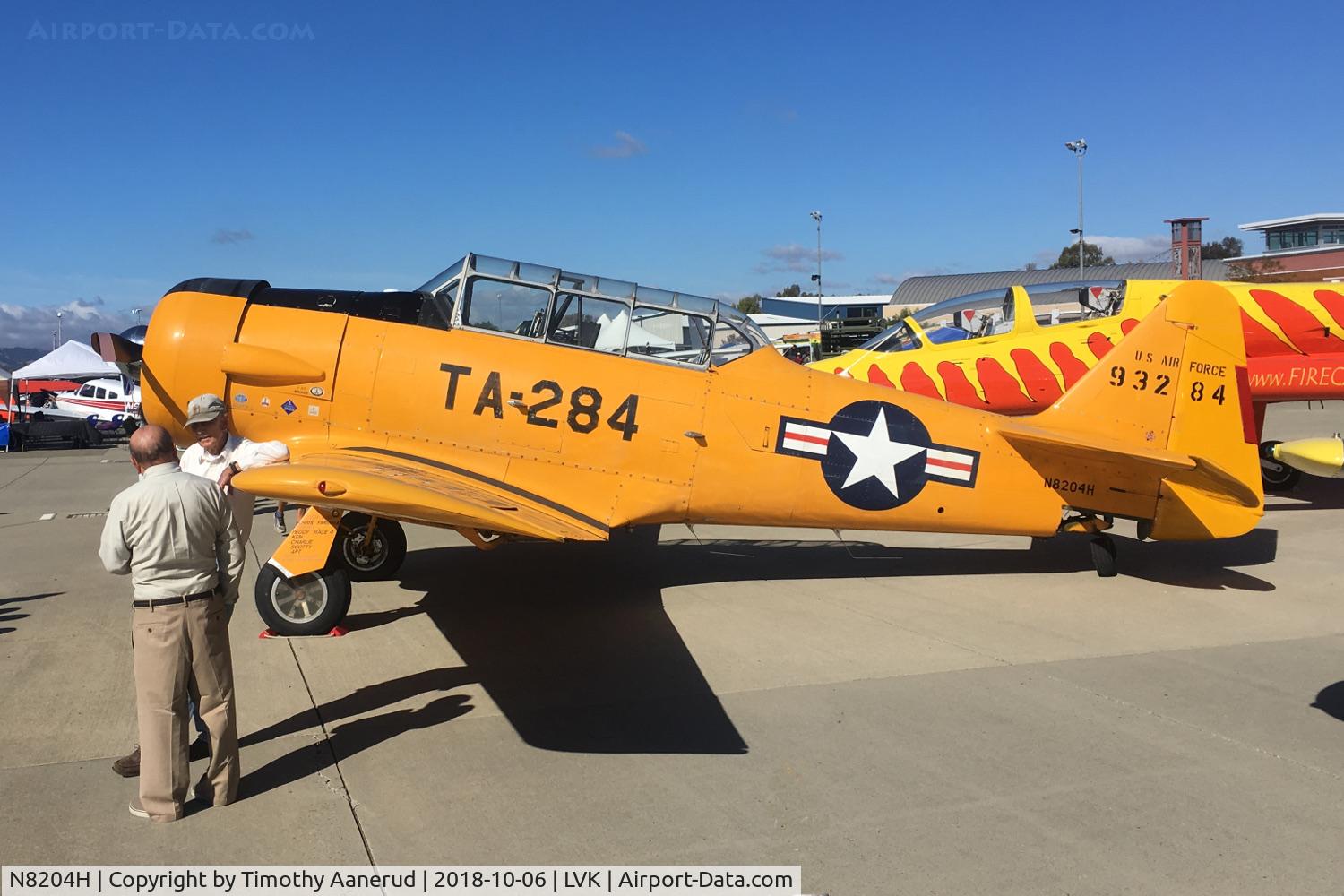 N8204H, 1951 North American T-6G Texan C/N 168-388, 1951 North American T-6G Texan, c/n: 168-388, 2018 Livermore Open House