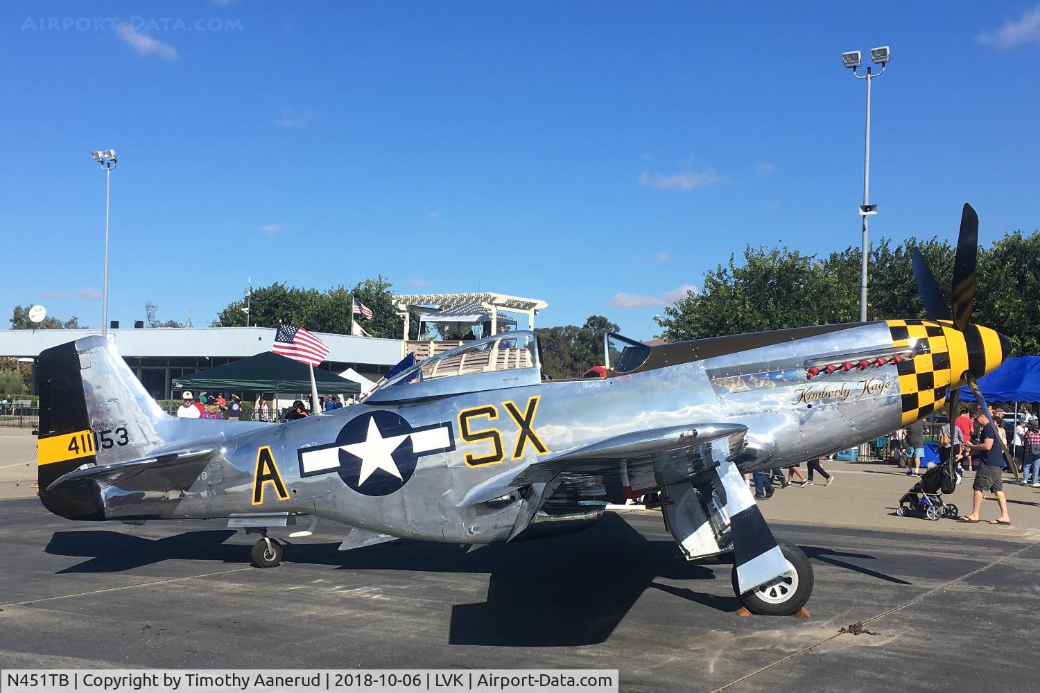 N451TB, 1944 North American F-51D Mustang C/N 44-11153, 1944 North American F-51D, c/n: 44-11153, 2018 Livermore Open House