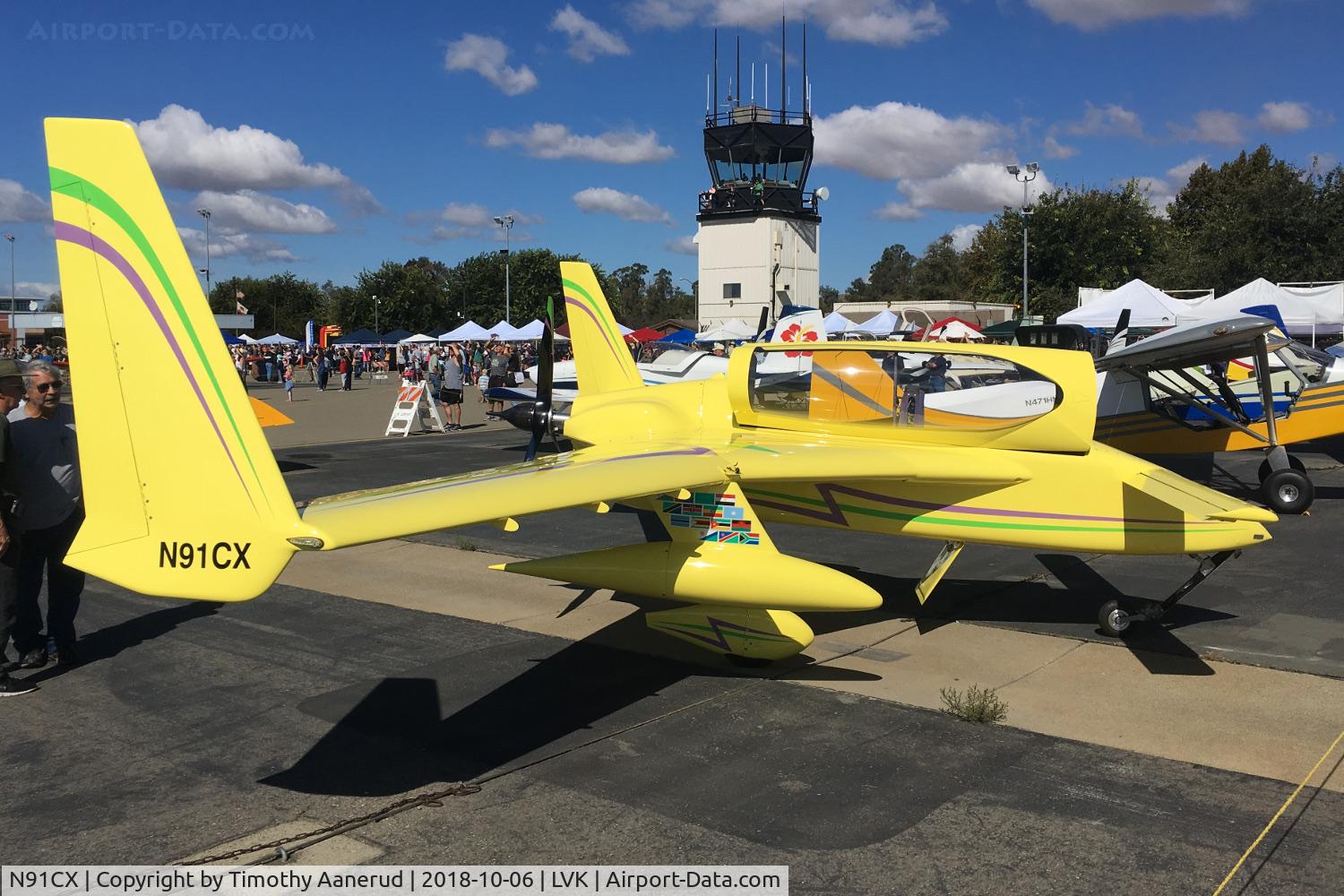 N91CX, 1992 Rutan Long-EZ C/N 566, 1992 Rutan Long-EZ, c/n: 566, 2018 Livermore Open House