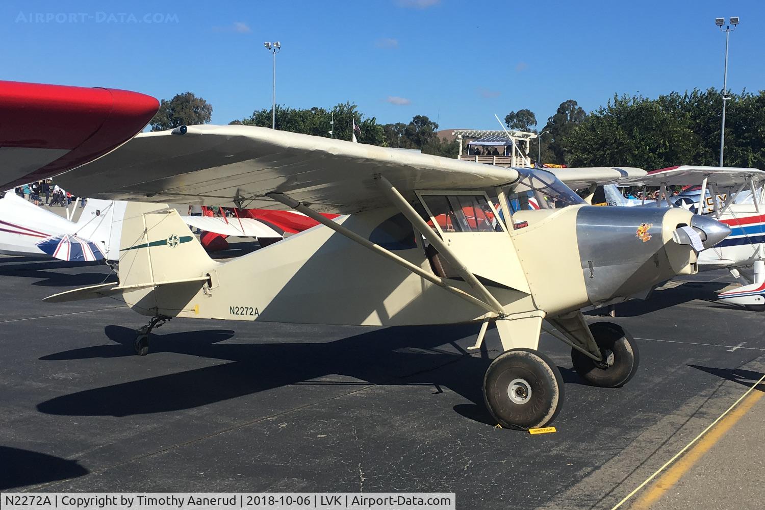N2272A, 1952 Piper PA-20-135 Pacer C/N 20-911, 1952 Piper PA-20-135, c/n: 20-911, 2018 Livermore Open House