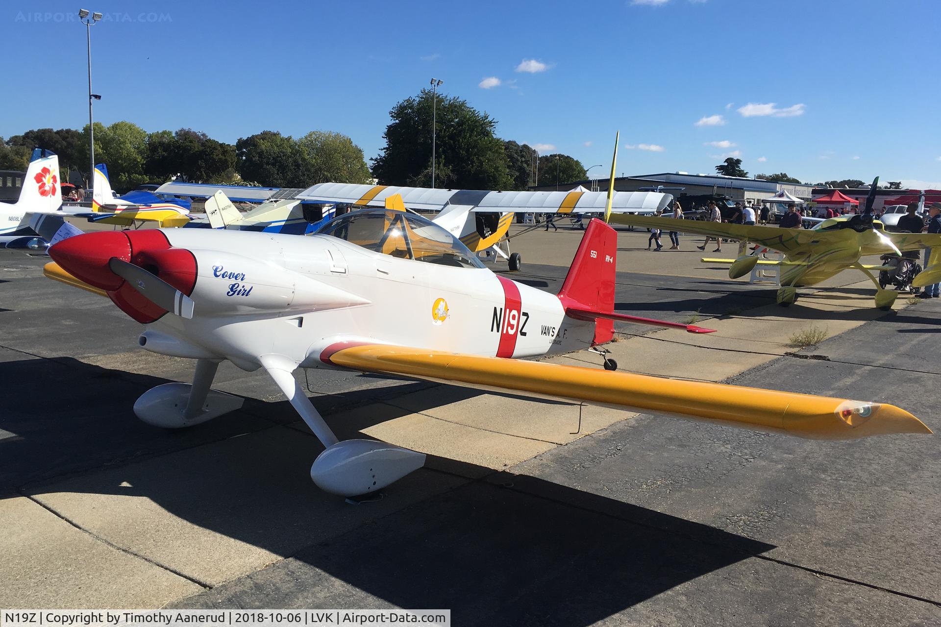 N19Z, 1999 Vans RV-4 C/N 551, 1999 Vans RV-4, c/n: 551  'Cover Girl', 2018 Livermore Open House