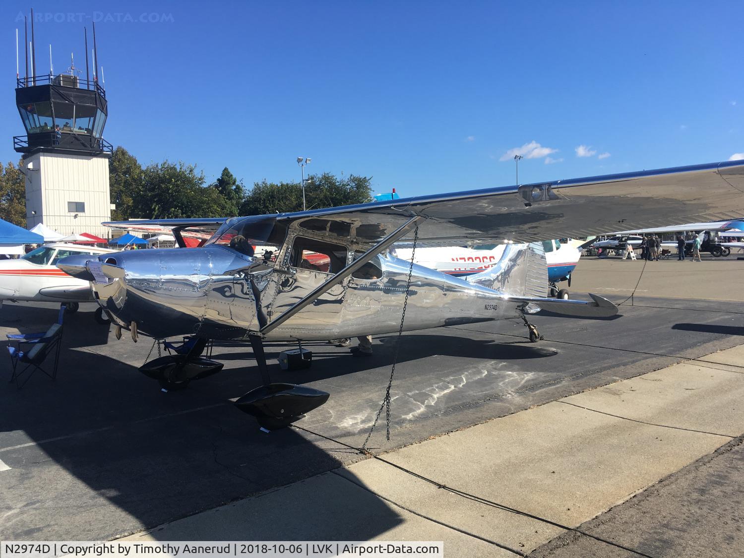 N2974D, 1955 Cessna 170B C/N 26917, 1955 Cessna 170B, c/n: 26917, 2018 Livermore Open House