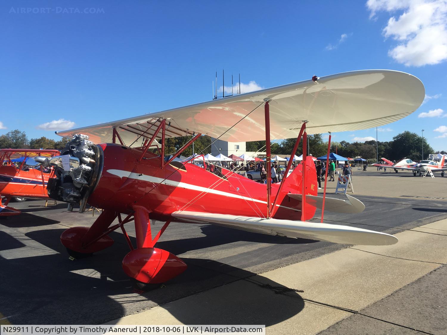 N29911, 1940 Waco UPF-7 C/N 5408, 1940 Waco UPF-7, c/n: 5408, 2018 Livermore Open House