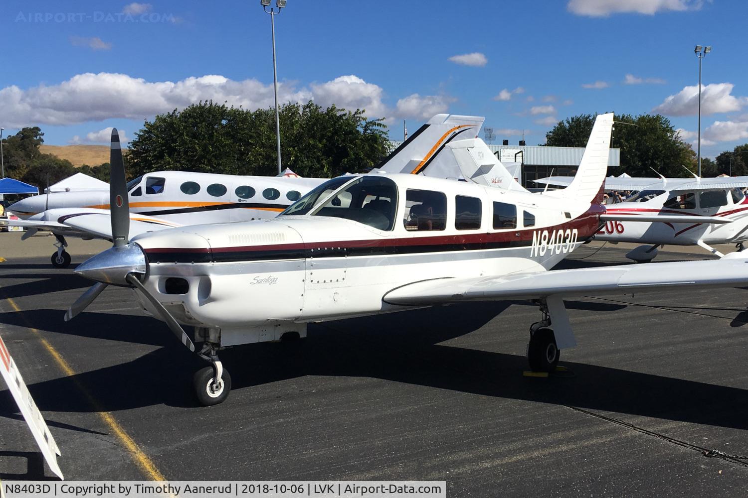 N8403D, 1981 Piper PA-32R-301T Turbo Saratoga C/N 32R-8129078, 1981 Piper PA-32R-301T, c/n: 32R-8129078, 2018 Livermore Open House