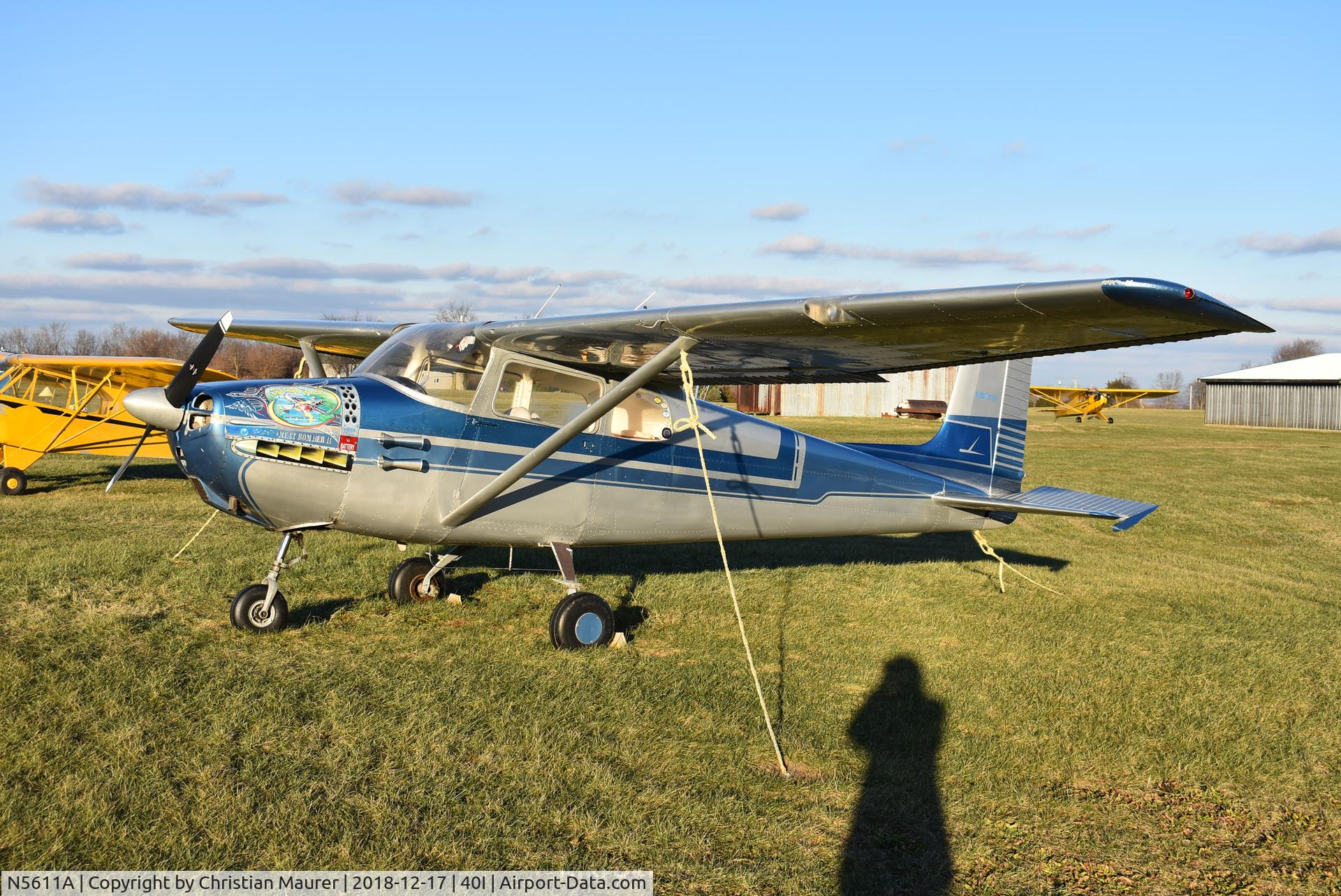 N5611A, 1956 Cessna 172 C/N 28211, 1956 straight tail 172 looking good