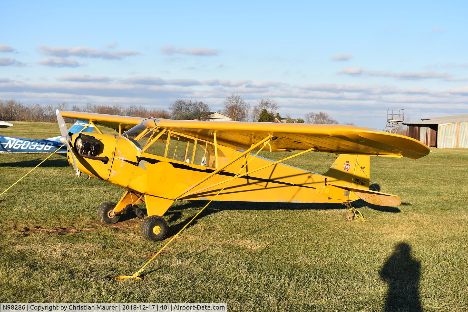 N98286, 1946 Piper J3C-65 Cub Cub C/N 18554, Piper J-3C 65 horsepower looking good