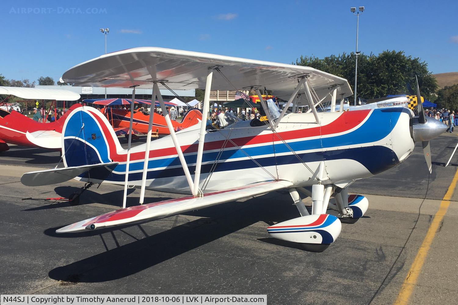 N44SJ, 1977 Great Lakes 2T-1A-2 Sport Trainer C/N 0752, 1977 Great Lakes 2T-1A-2, c/n: 0752