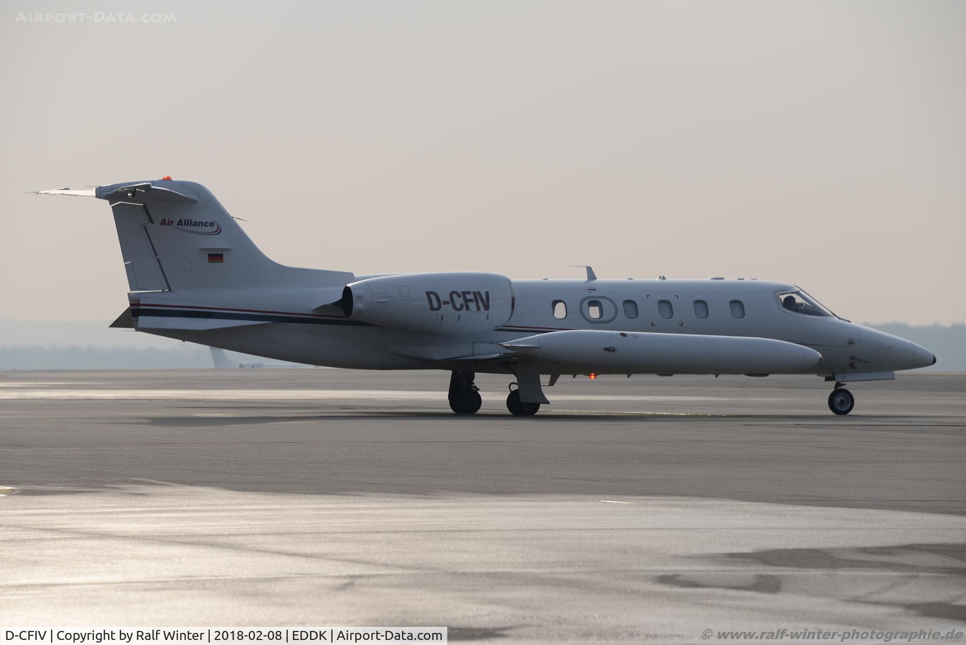 D-CFIV, 1981 Gates Learjet 35A C/N 385, Learjet 35A - AYY Air Alliance Express - 35-385 - D-CFIV - 08.02.2018 - CGN