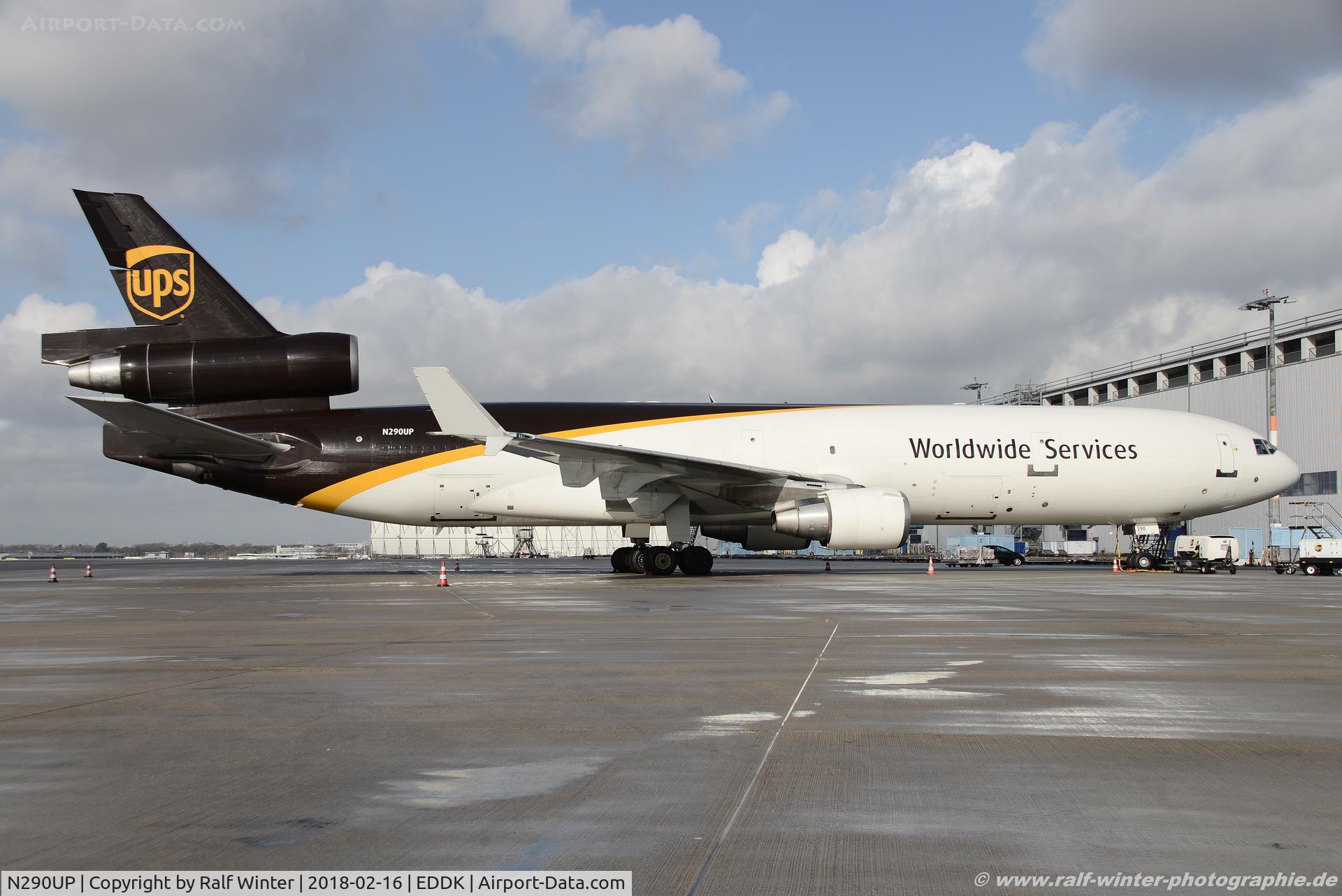 N290UP, 1992 McDonnell Douglas MD-11F C/N 48456, McDonnell Douglas MD-11F - 5X UPS United Parcel Service - 48456 - N290UP - 16.02.2018 - CGN