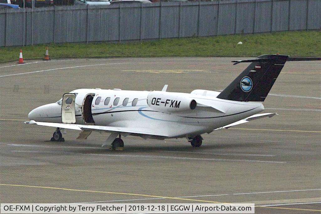 OE-FXM, 2007 Cessna 525A CitationJet CJ2+ C/N 525A-0341, At Luton