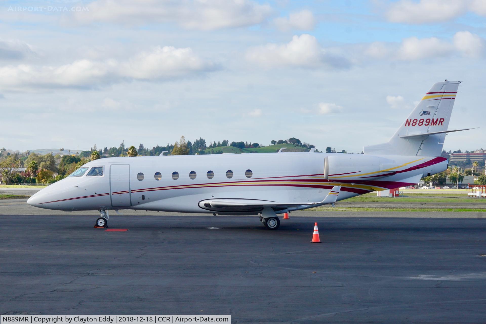 N889MR, 2002 Israel Aircraft Industries Gulfstream 200 C/N 074, Buchanan Field Concord California 2018.