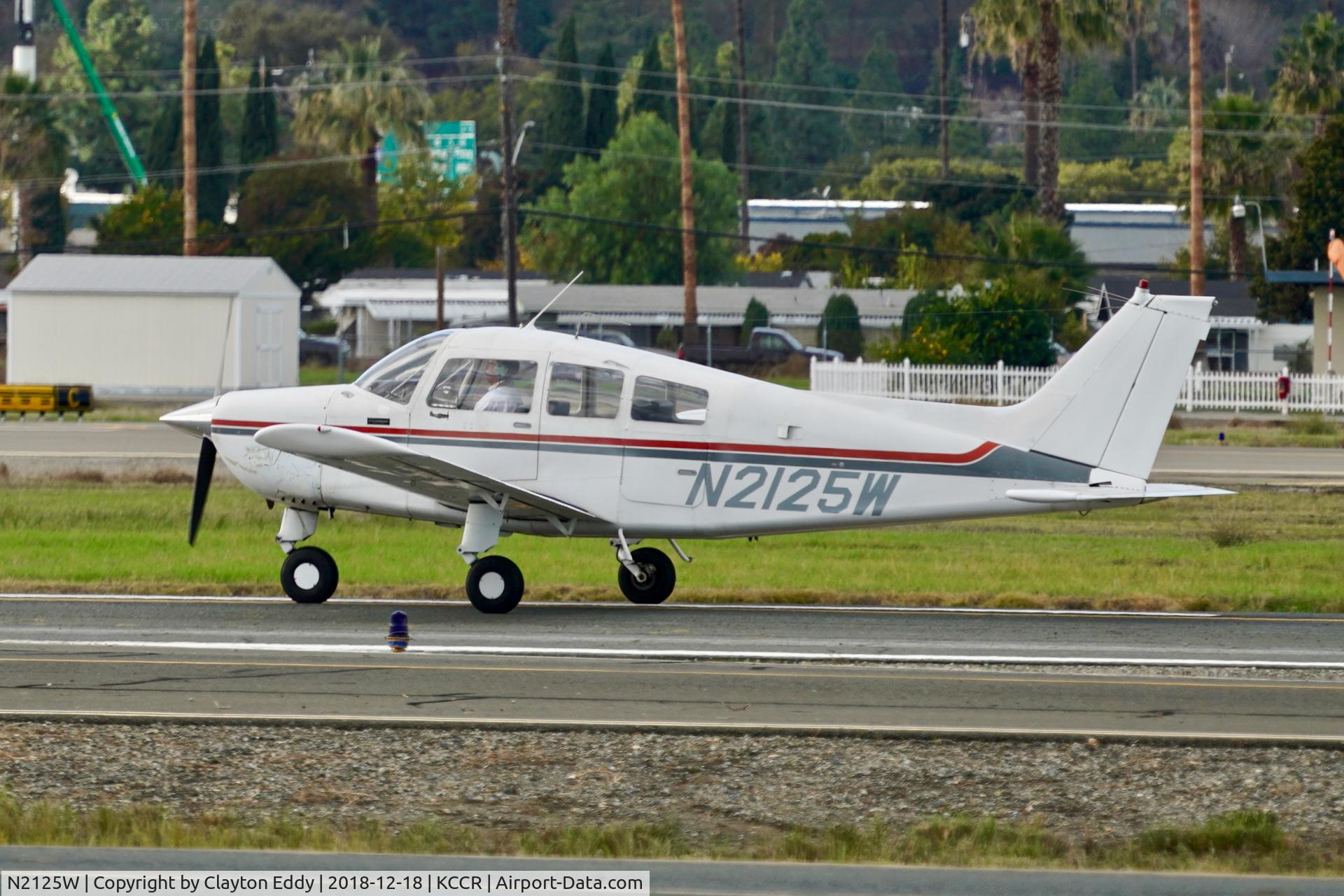 N2125W, 1973 Beech C23 Sundowner 180 C/N M-1499, Buchanan Field Concord California 2018.