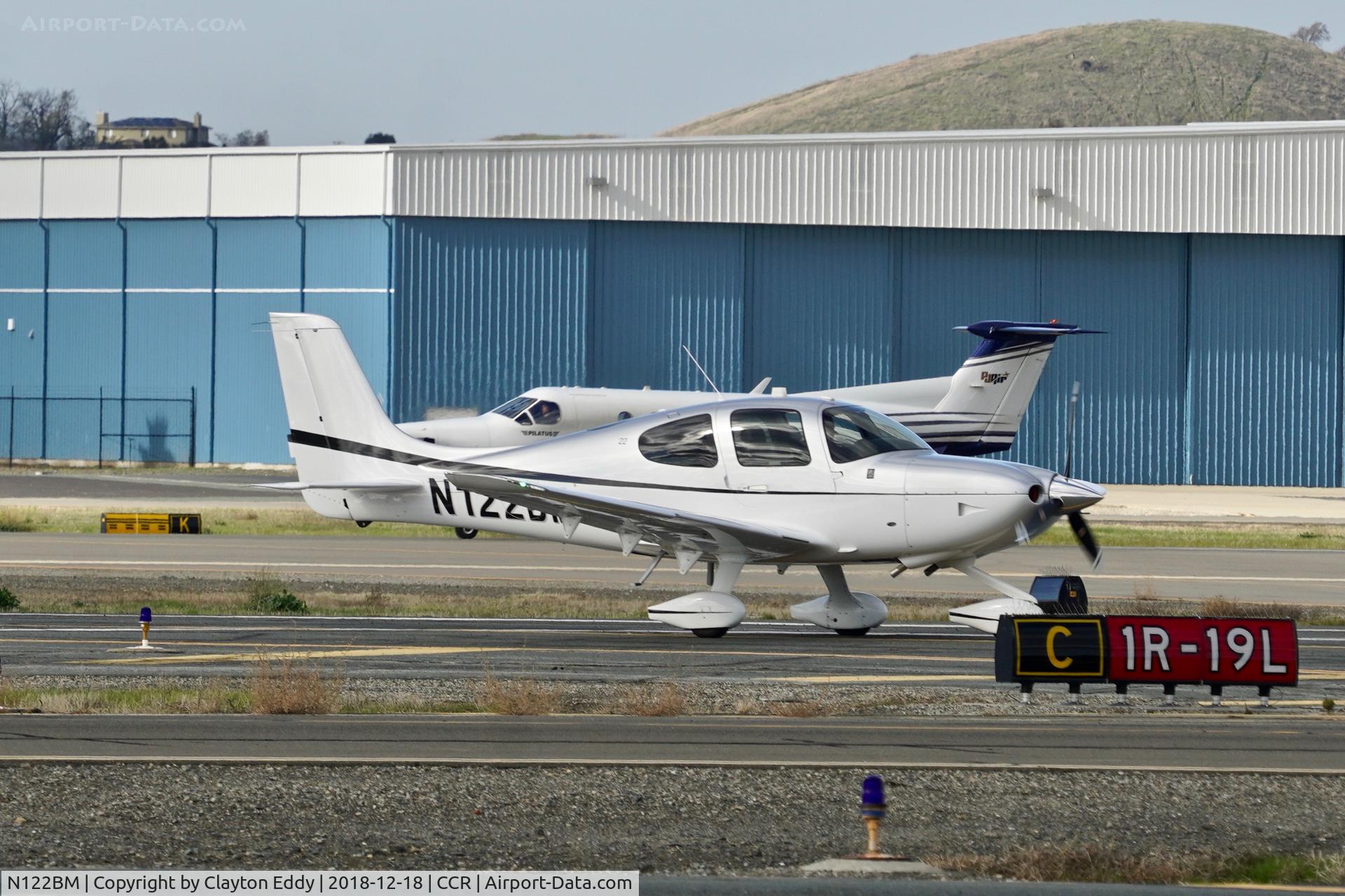 N122BM, 2017 Cirrus SR22 C/N 4459, Buchanan Field Concord California 2018.