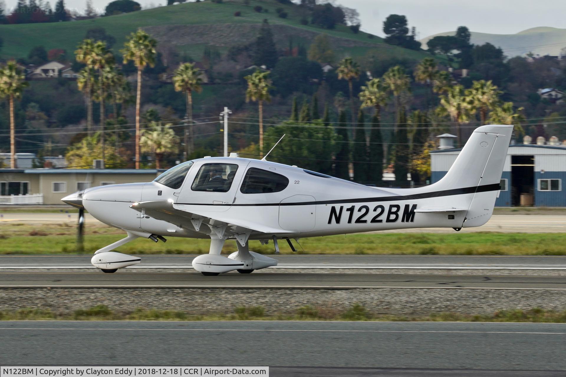 N122BM, 2017 Cirrus SR22 C/N 4459, Buchanan Field Concord California 2018.
