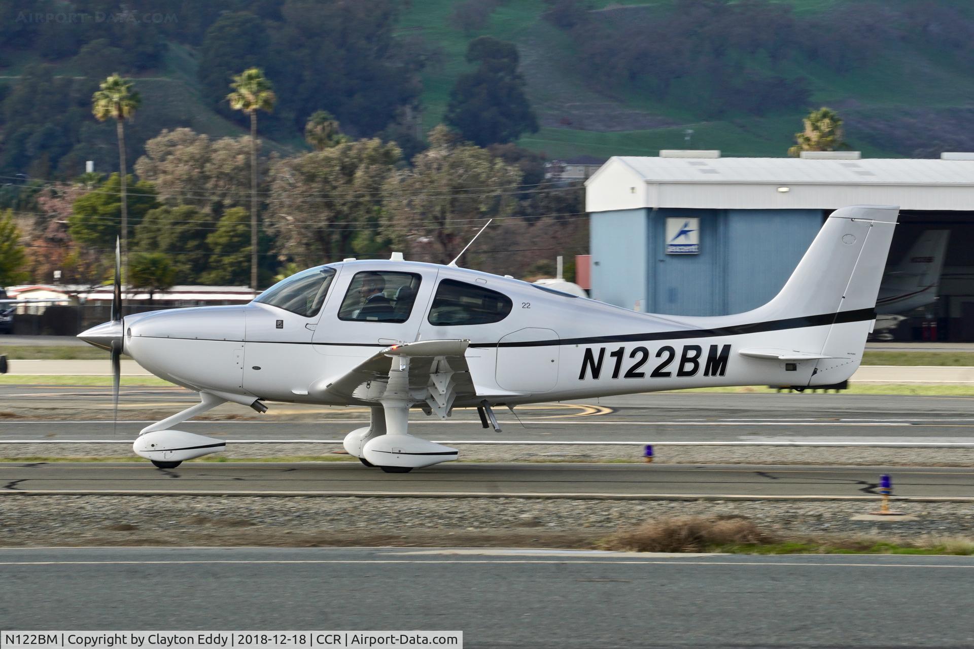 N122BM, 2017 Cirrus SR22 C/N 4459, Buchanan Field Concord California 2018.