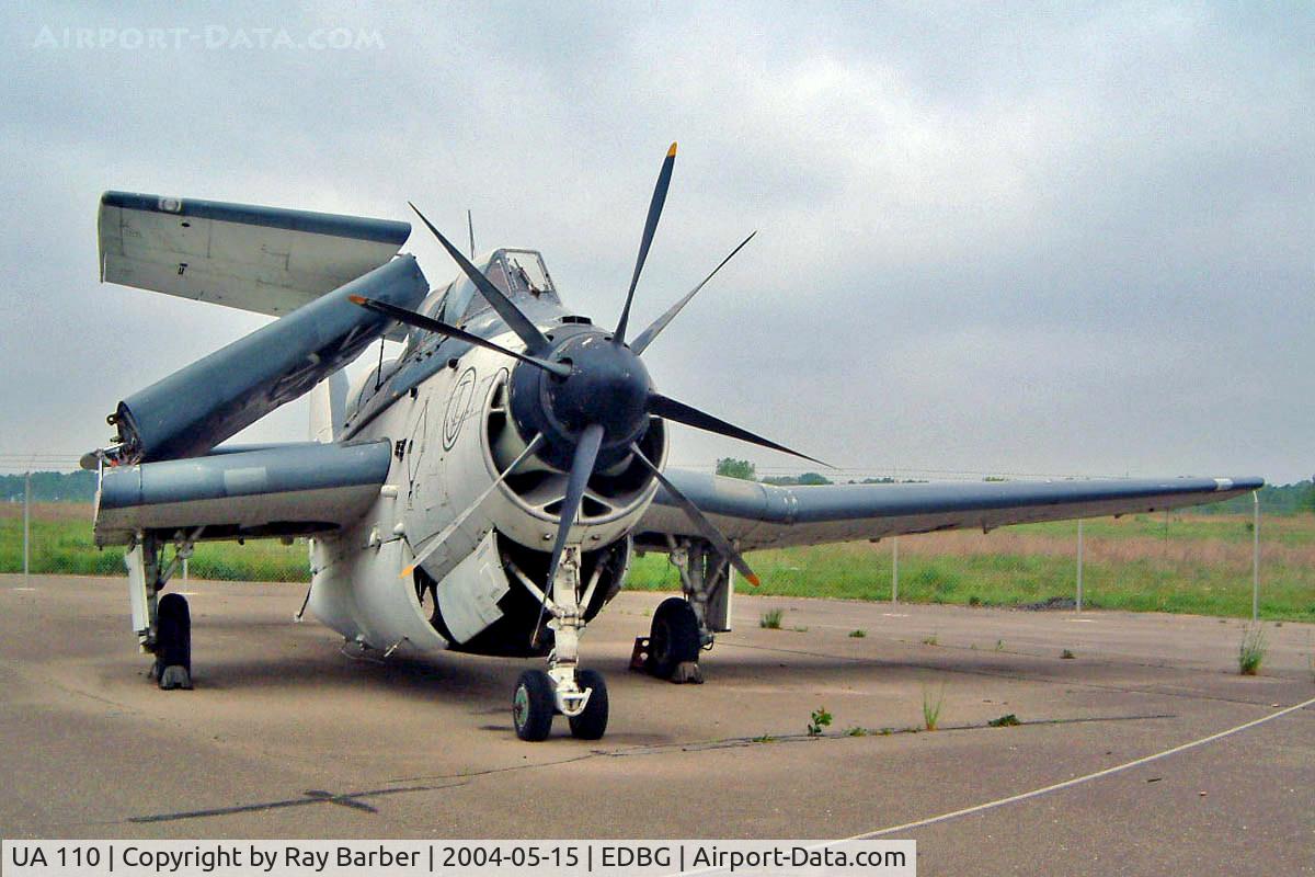 UA 110, Fairey Gannet AS.4 C/N F9391, UA+110   (UA+106) Fairy Gannet AS.4 [F.9391] (Luftwaffen Museum) Berlin-Gatow~D 15/05/2004