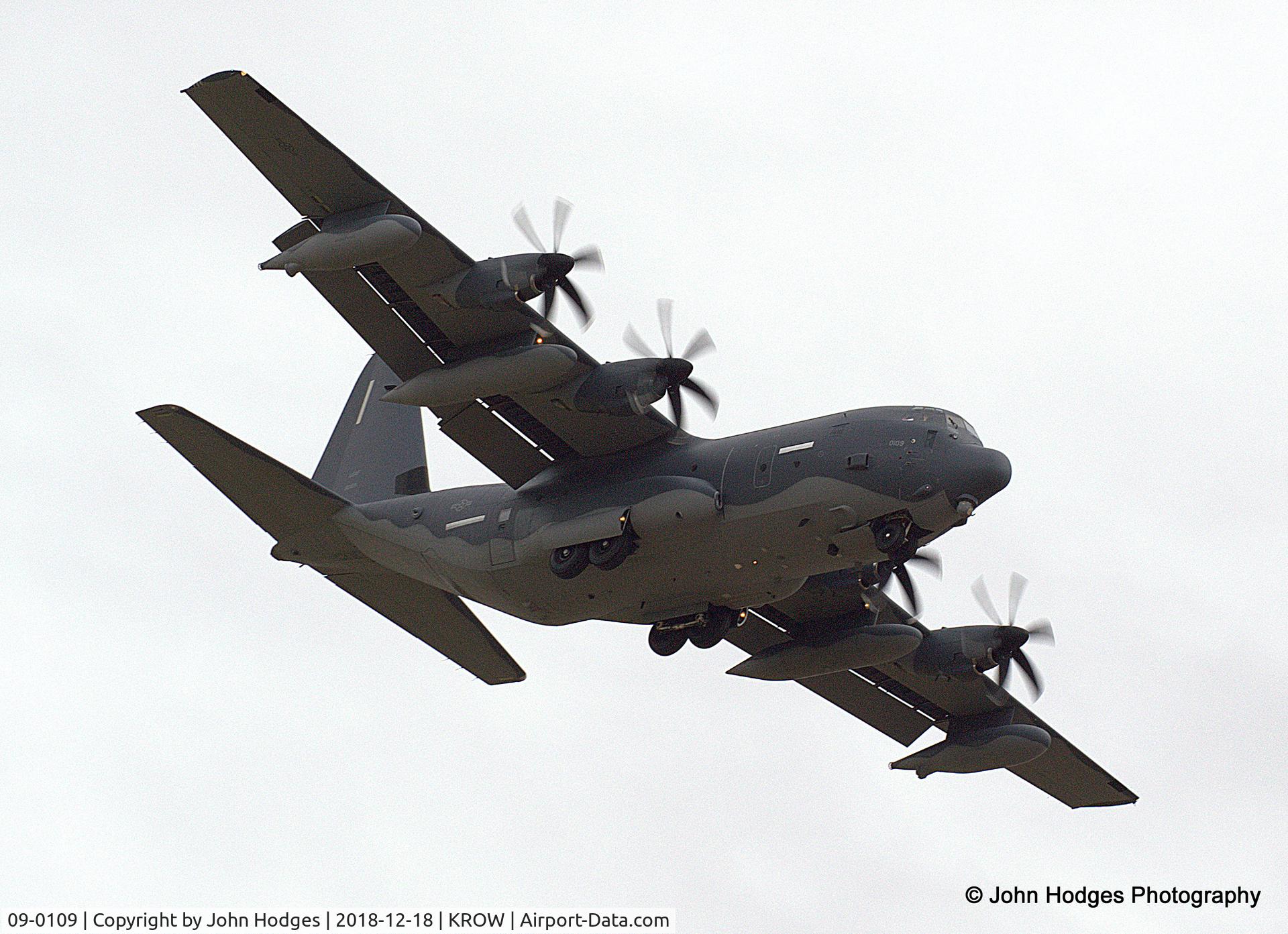 09-0109, 2009 Lockheed Martin HC-130J Combat King II Hercules Hercules C/N 382-5634, Stalk 21 doing options at KROW
