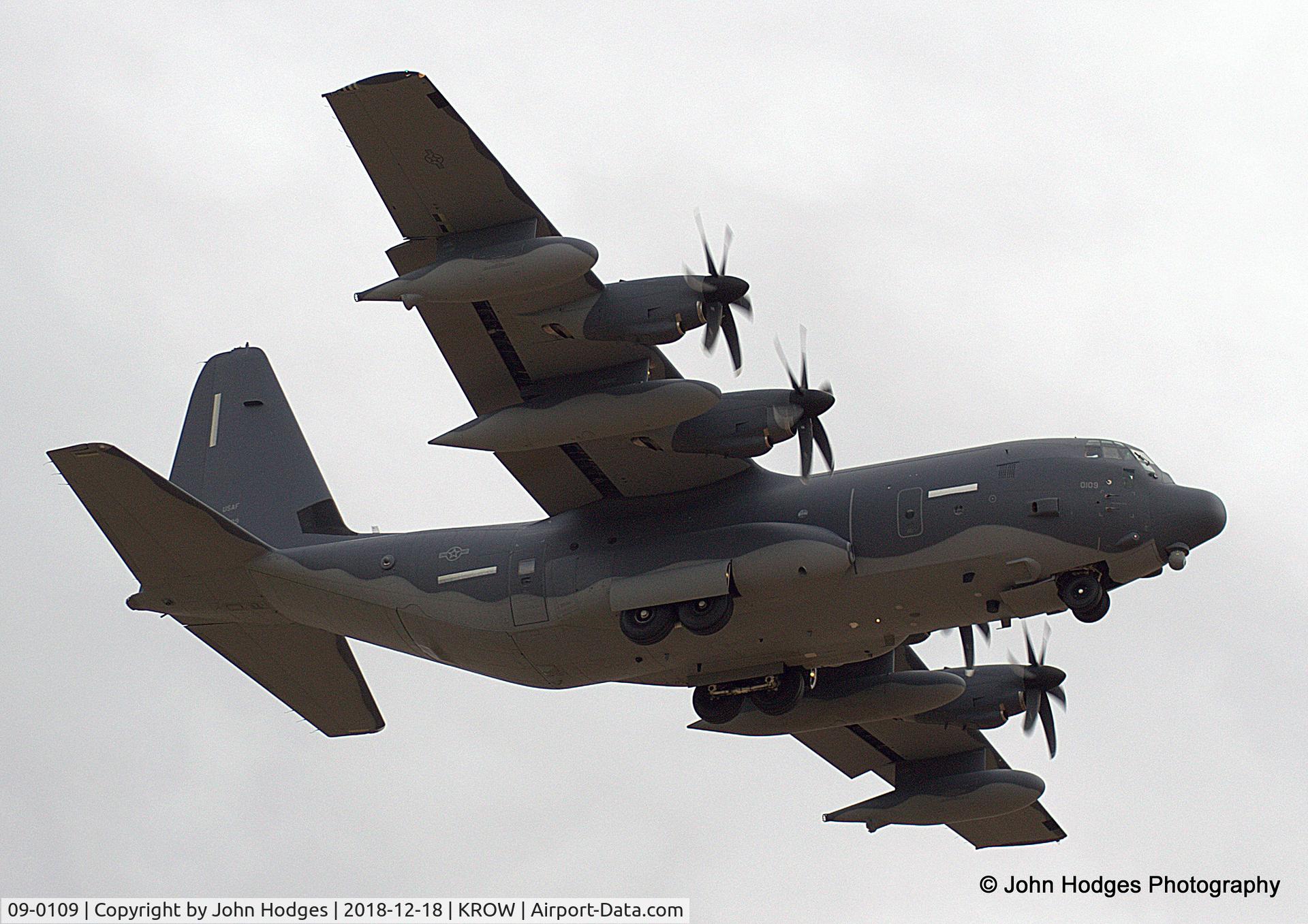 09-0109, 2009 Lockheed Martin HC-130J Combat King II Hercules Hercules C/N 382-5634, Stalk 21 doing options at KROW