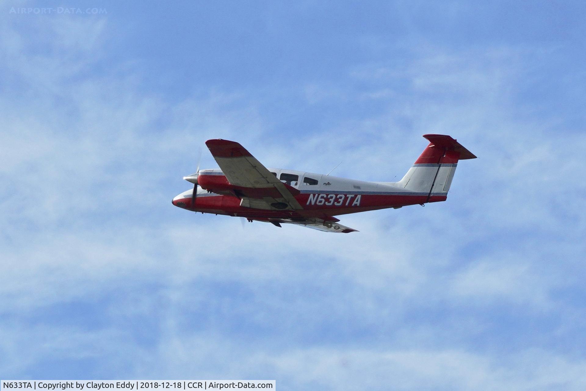 N633TA, 2001 Piper PA-44-180 Seminole C/N 4496052, Buchanan Field Concord California 2018.
