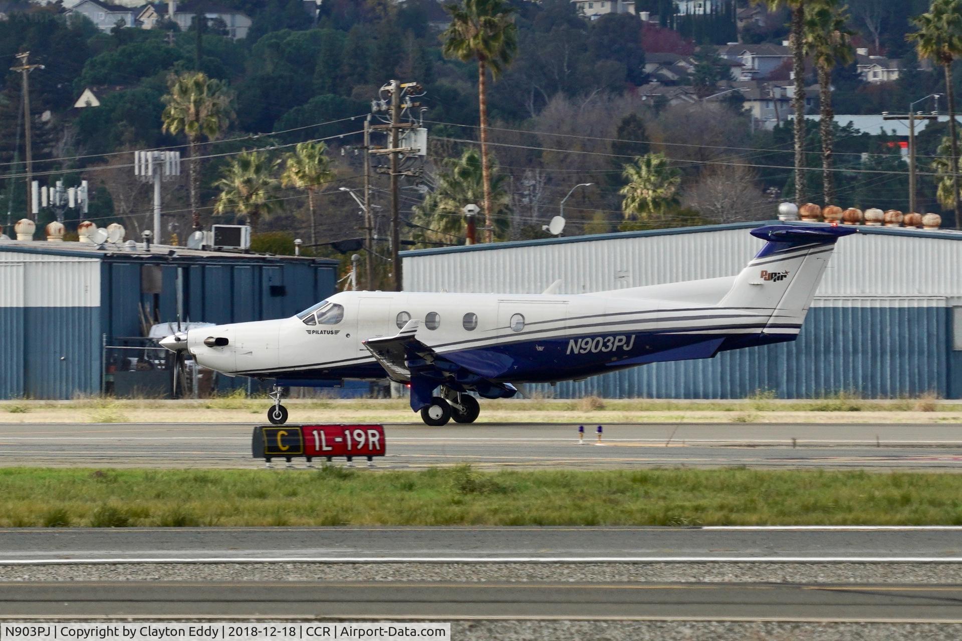 N903PJ, 1999 Pilatus PC-12/45 C/N 273, Buchanan Field Concord California 2018.