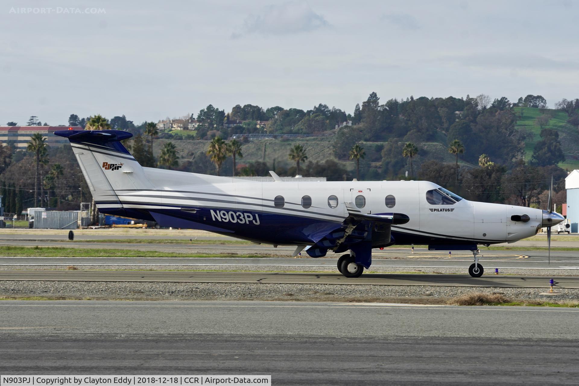 N903PJ, 1999 Pilatus PC-12/45 C/N 273, Buchanan Field Concord California 2018.