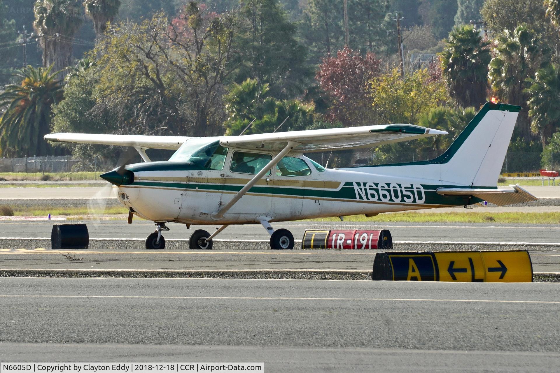 N6605D, 1979 Cessna 172N C/N 17272892, Buchanan Field Concord California 2018.